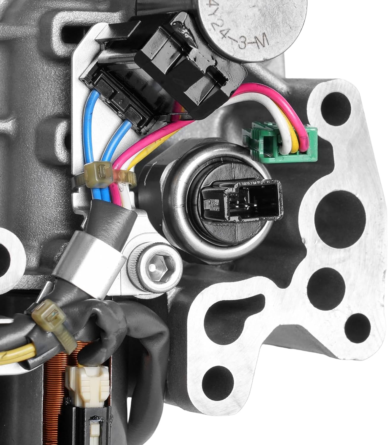 RE0F11A Transmission Valve Body with Solenoids Compatible With 2013-2019 Nissan Sentra，2013-2019 Versa，1.6L 1.8L Replace # JF015E, 31705-X428B