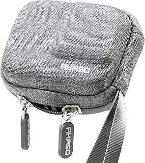 AKASO アクションカメラ収納カバー 持ち運び便利 手ブレ防止 防水 防塵 下開きデザイン Gopro hero 12 11 10 9 8 7 DJI Osmo Action 4 3 2 Insta360Ace Ace Proなどに対応ケース