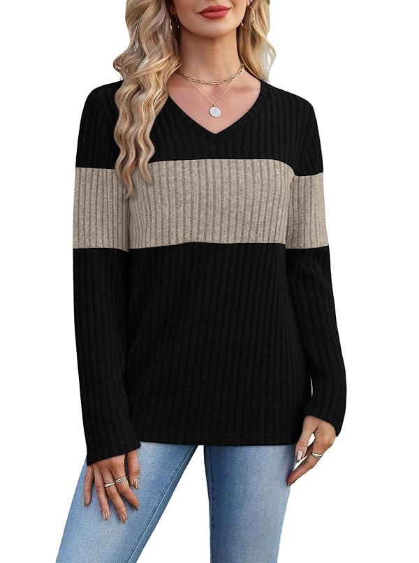 WIHOLL Fall Clothes for Women 2026 Sweaters Trendy Tops Long Sleeve Shirts by WIHOLL - Used condition - Image 5
