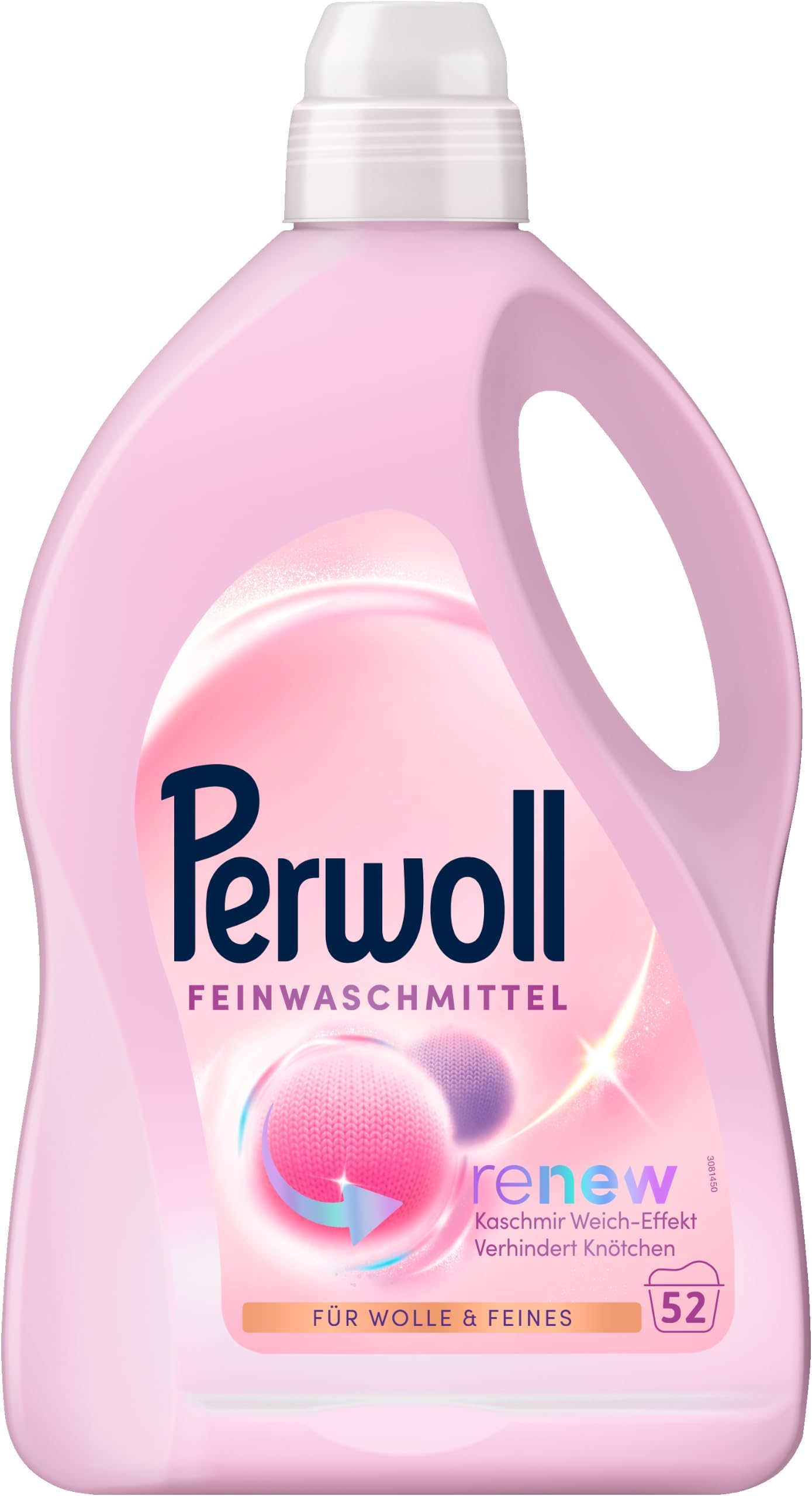Wool & Fine Detergent (52 Loads), Mild Detergent Gently Cleans, Smooths & Renews Fibres & Prevents Pilling, with Triple Renew Technology