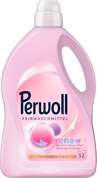 Perwoll Renew Wool & Fine Fabric Care 1 x 52 Wash Loads Liquid Detergent for Wool, Silk and Fine Fabrics