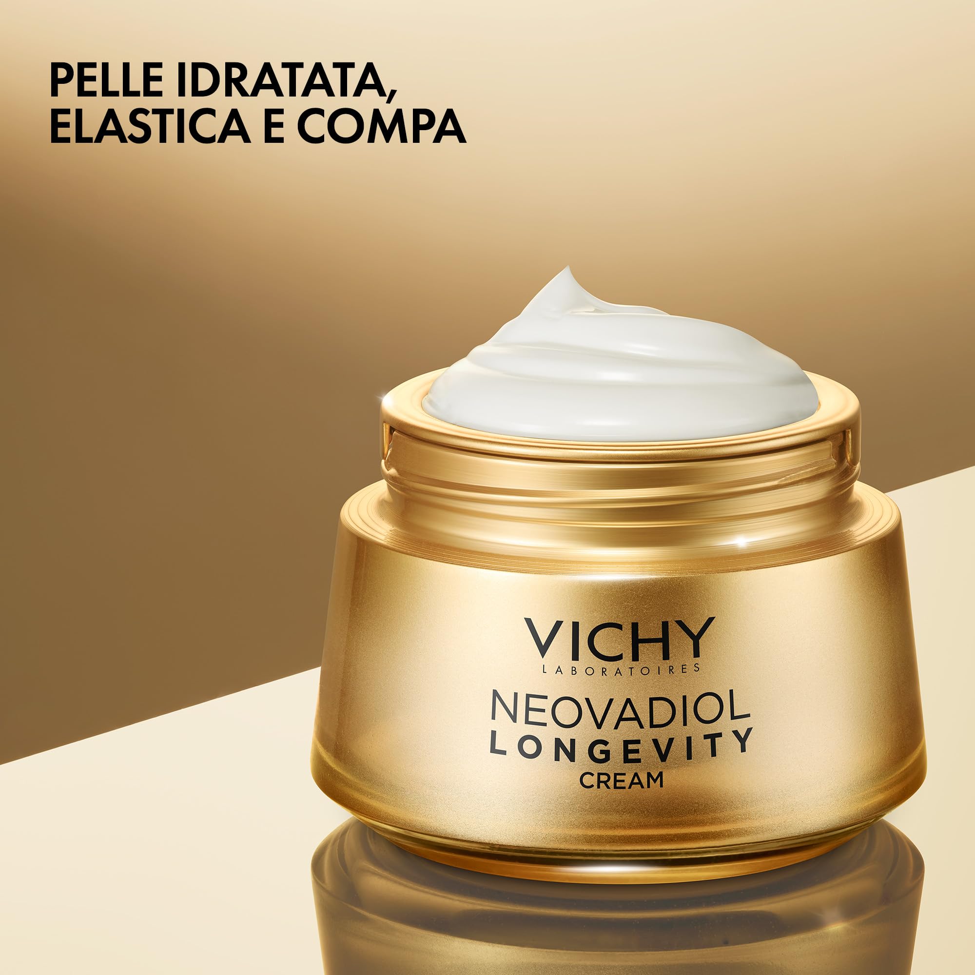 Vichy Neovadiol Longevity Crema Volumizzante, Per Pelli Mature, Azione Anti-Età e Rigenerante, Pelle Idratata e Rassodata, Con il 13% di Tecnologia Longevisia, 50 ml