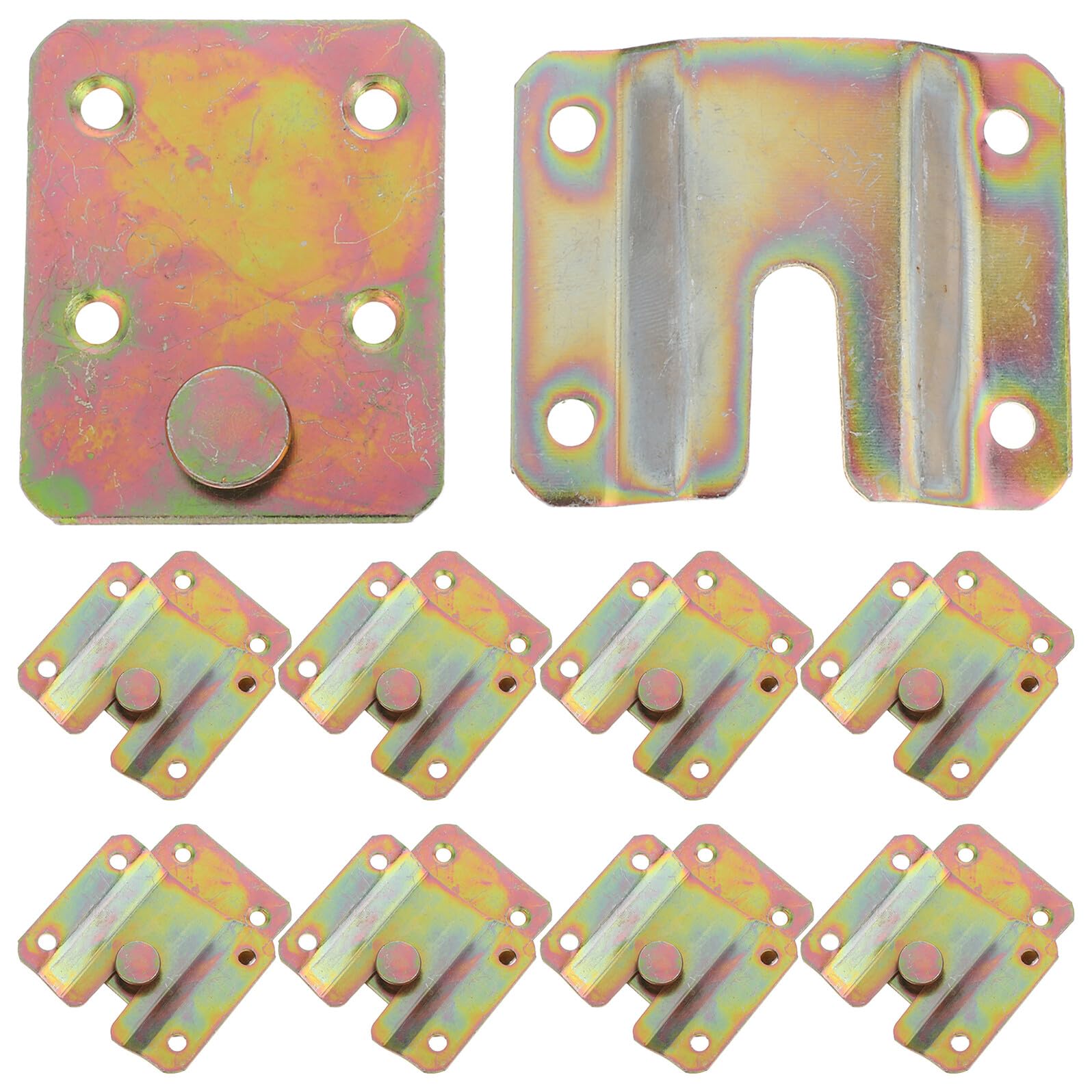Supports muraux métalliques robustes COLLBATH pour fixation encastrée de cadres et têtes de lit