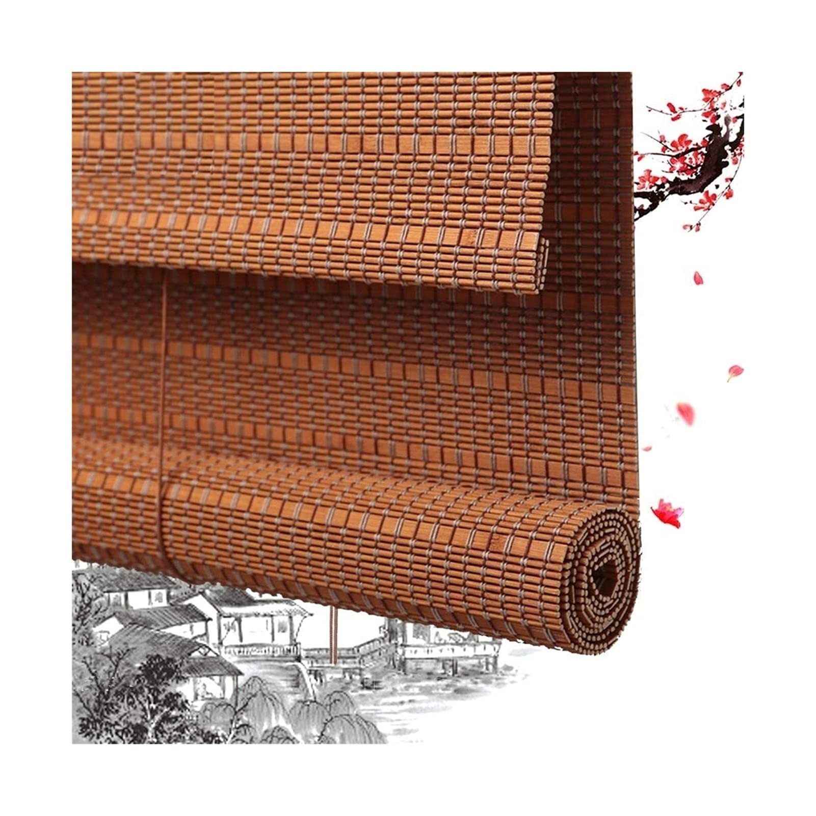 Store en bambou occultant pour fenêtre et balcon intérieur