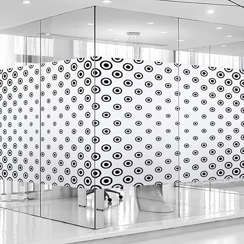 Miniatura 5 de Película de privacidad para ventanas de vidrio, película reflectante para ventana, bloqueo solar, esmerilada, privacidad estática, diferentes