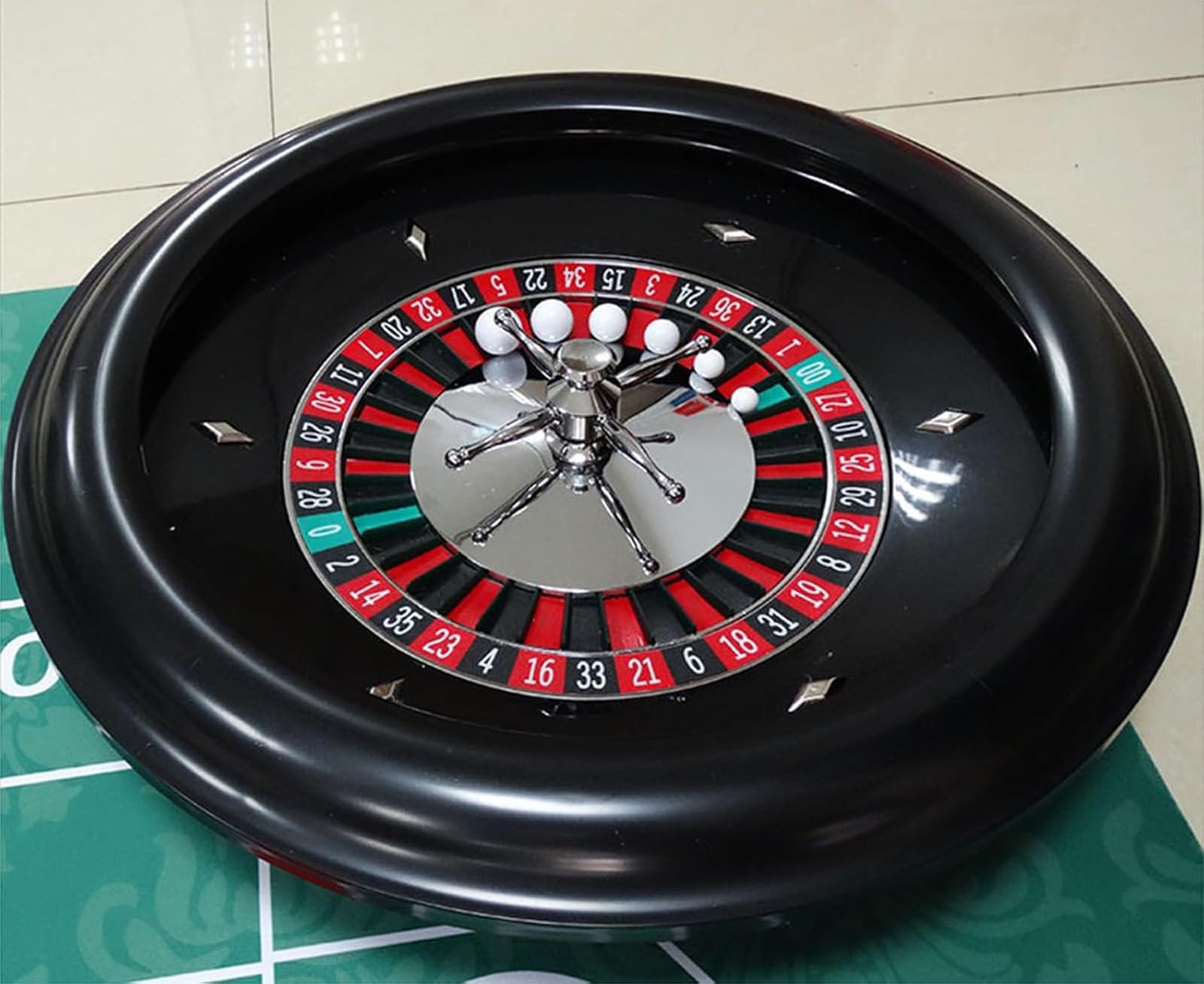 Generico Ruota della Roulette in Legno Quadrante Digitale da Gameplay Diversificato Migliora L'interattività Gioco da Tavolo Roulette Russa per Feste da Bar Club Riunioni di Famiglia