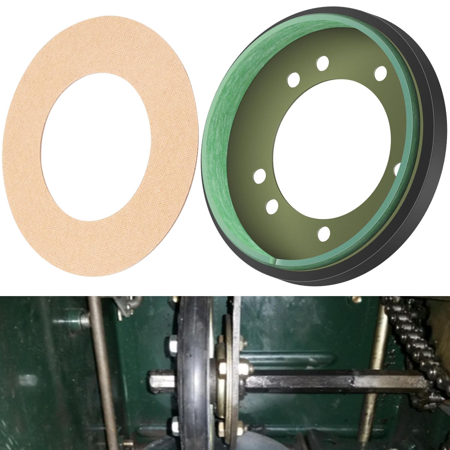 Roue De Friction Et Disque D'entraînement Pour Souffleuse à Neige Ariens, MTD, TB – Remplace Les Références 00170800, 00300300