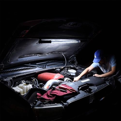 Miniatura 5 de Neiko 40447A luz de trabajo para bajo capó (202 SMD LED Bombillas, 1.200 lúmenes Max brillo, 8.000 mAh Li-Ion batería, 2 modos de brillo), paquete