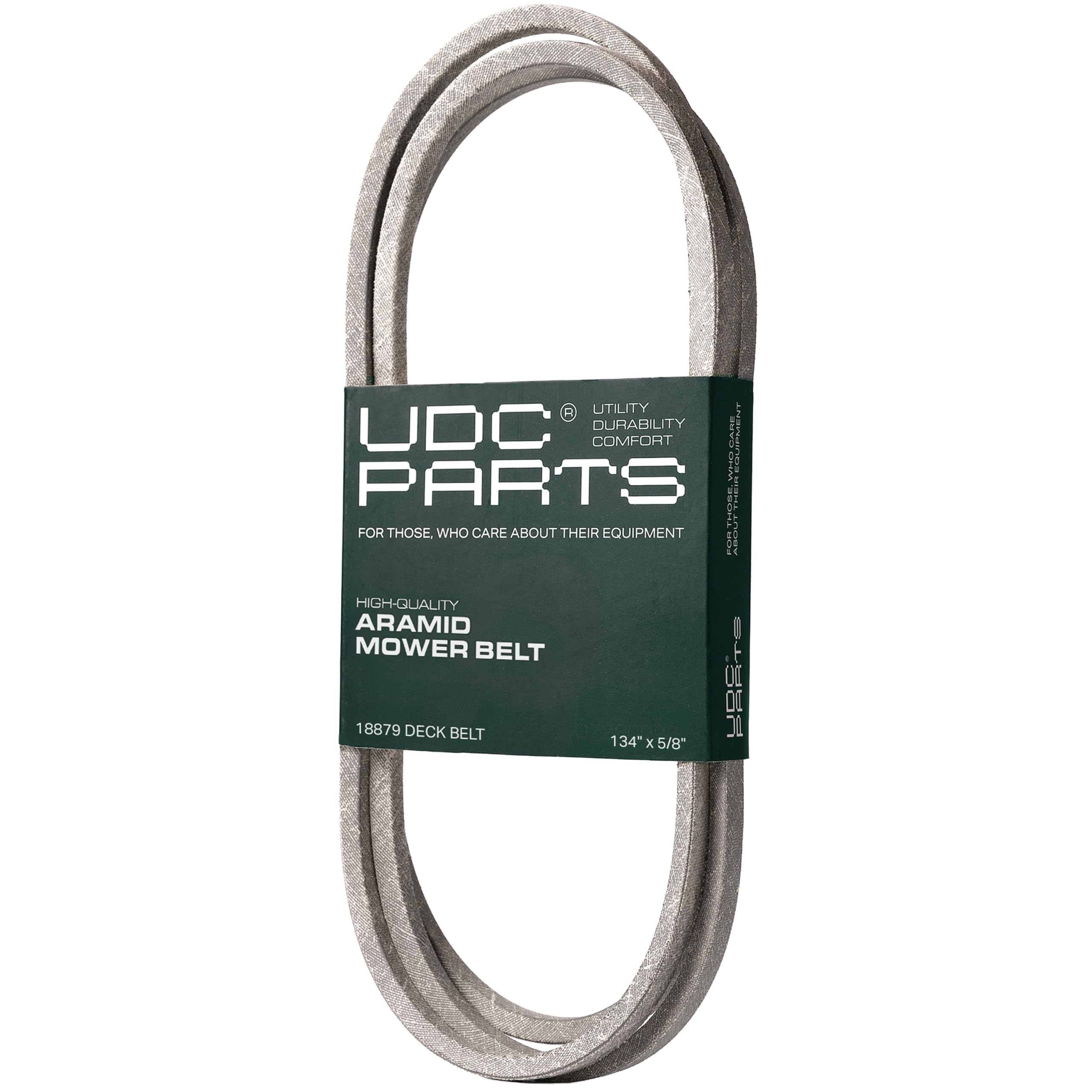 UDC Parts 18879 - Correa de cubierta de 72 pulgadas de repuesto para Woods TBW240 182.9 cm RD72 PRD7200 / Cable de aramida / 340.69 cm