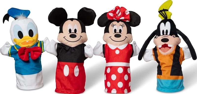 Disney Mickey Mouse & Friends Soft & Cuddly Hand Puppets