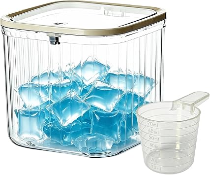 Large Capacity Dishwasher Washing Powder Container