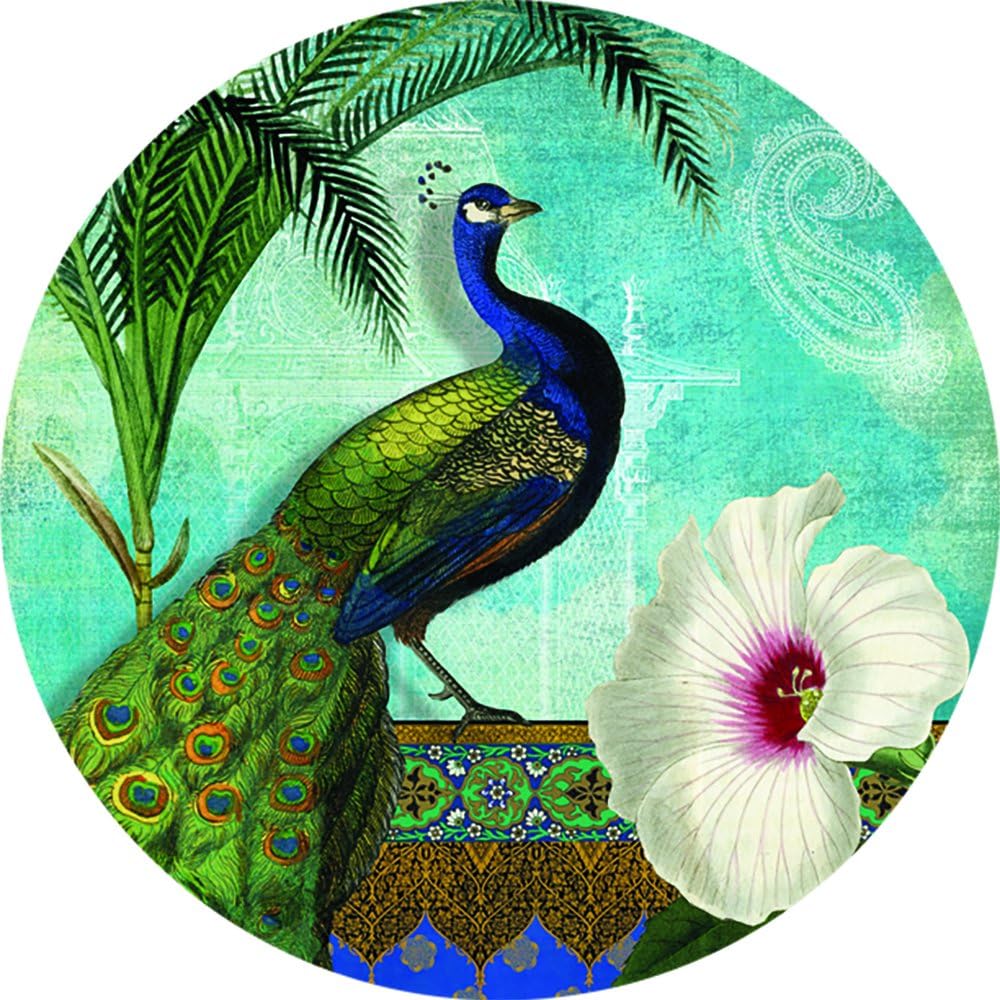 Paperproducts Design Kashmir Exotic Peacock Porcelain