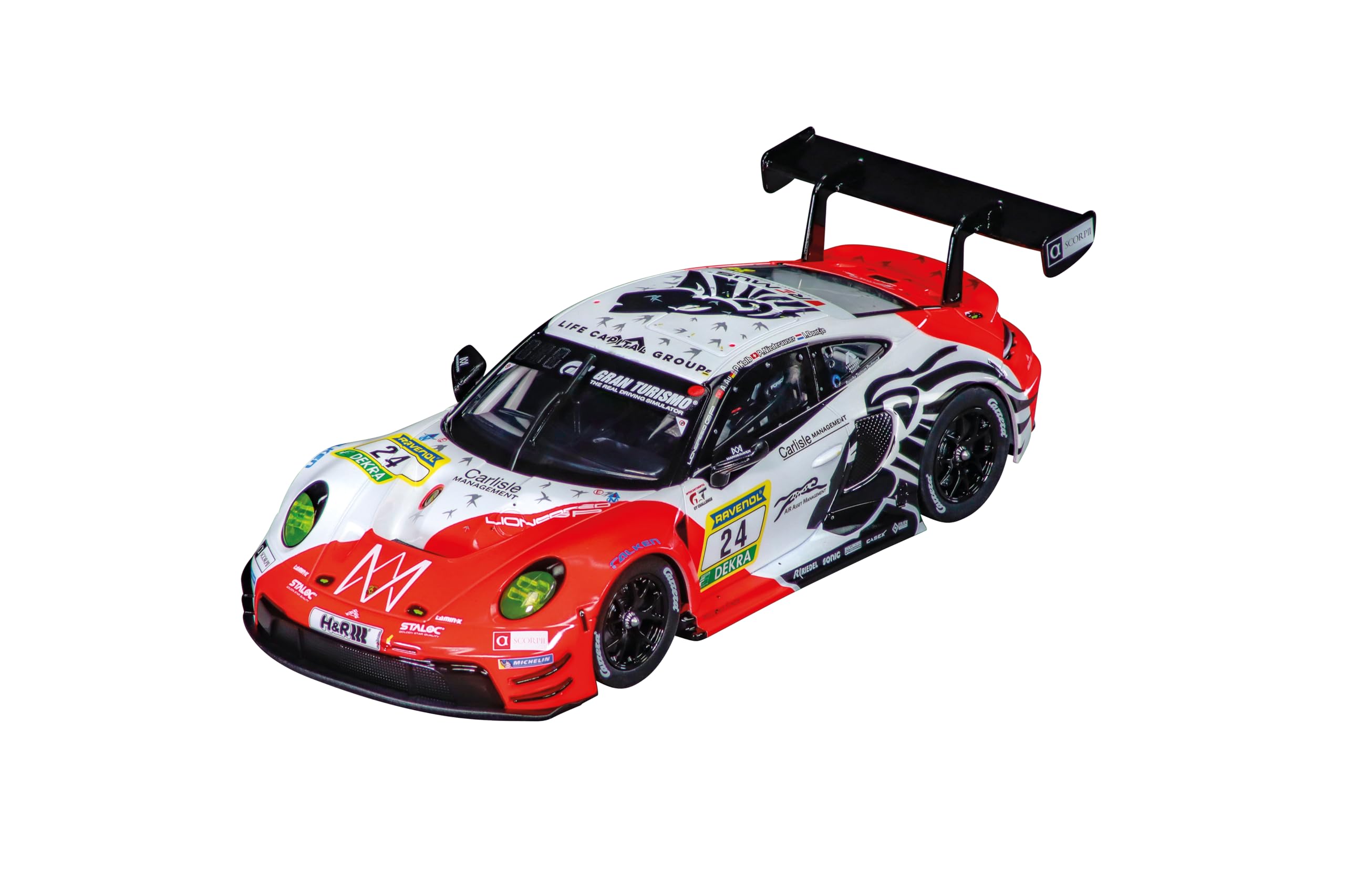 Carrera Digital 124 20023984 Porsche 911 GT3 R Lionspeed GP, No.24 
