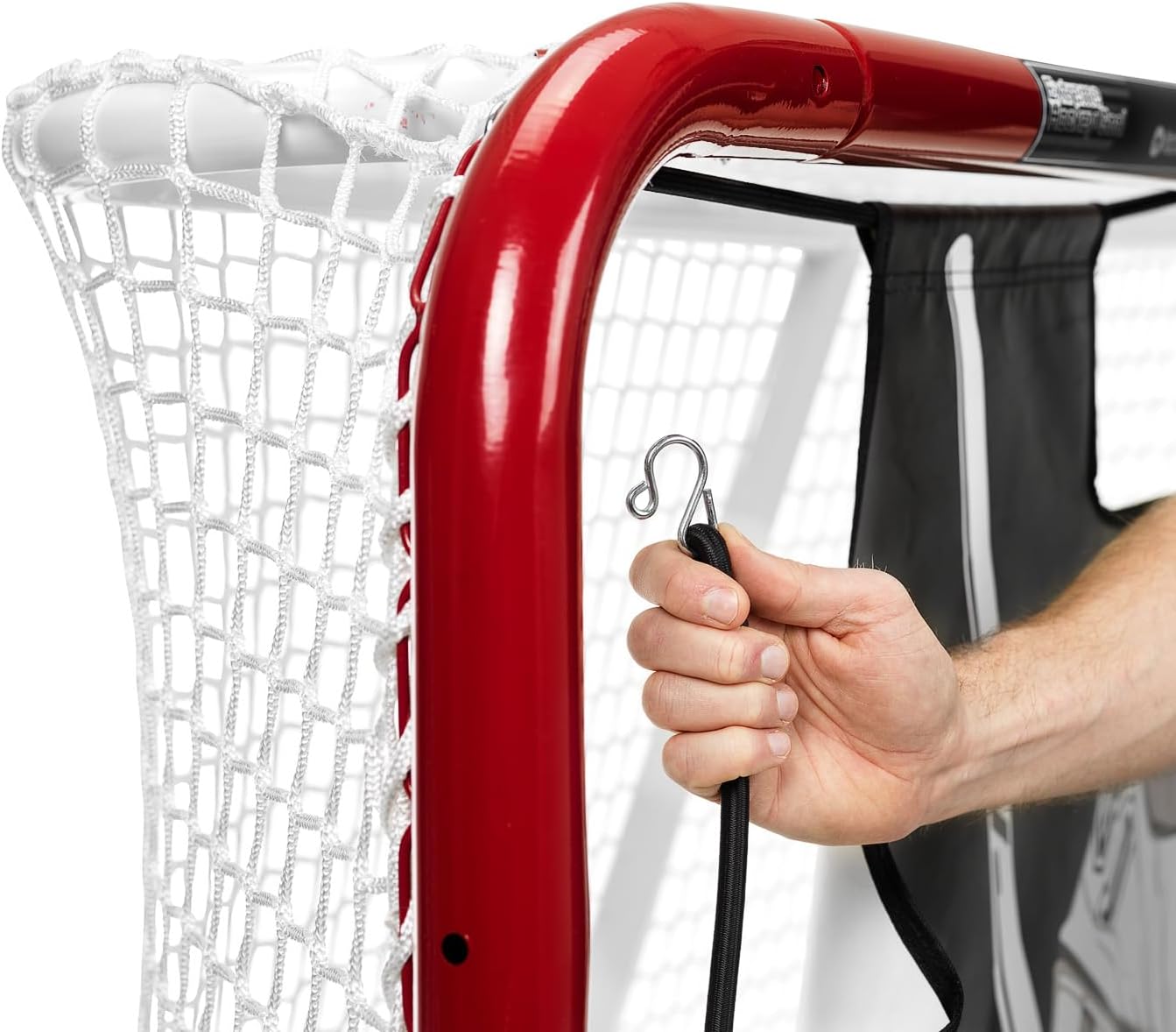 Better Hockey Extreme Pro Goalie Shooter Tutor – Hockey Net Shooting Target Tarp with 10 Precision Holes – Weatherproof Heavy-Duty Nylon – Fits Regulation 6' x 4' Goals – Ice & Dryland Training Aid