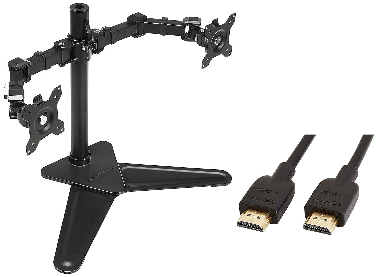 Amazon.in Buy AmazonBasics Dual LCD Monitor Stand Free Standing