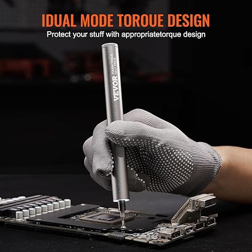 Miniatura 6 de VEVOR Mini destornillador eléctrico, juego de destornilladores eléctricos de precisión 27 en 1 - Pequeño destornillador eléctrico inalámbrico con