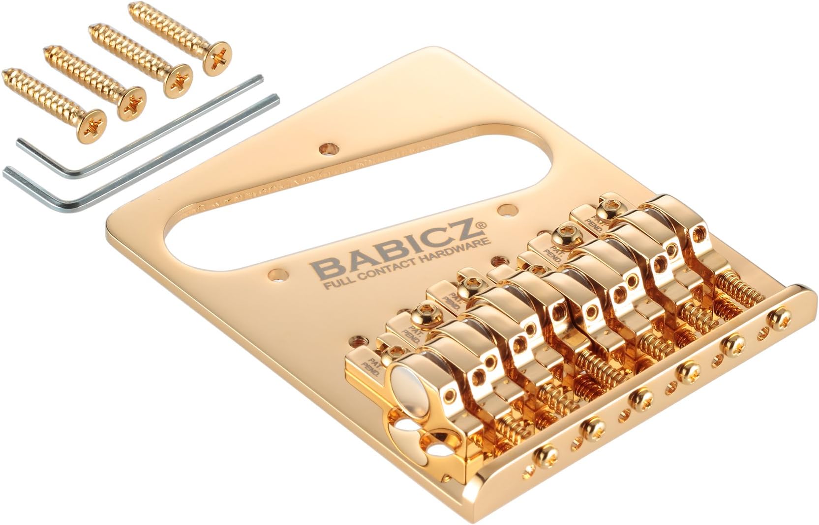 Full Contact Hardware Telecaster Bridge, Gold