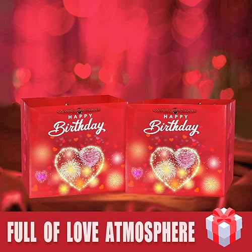 Miniatura 5 de DTESL Bolsa de regalo para el día de San Valentín diseñada para el día de San Valentín, bodas y aniversarios, las bolsas de regalo del día de San