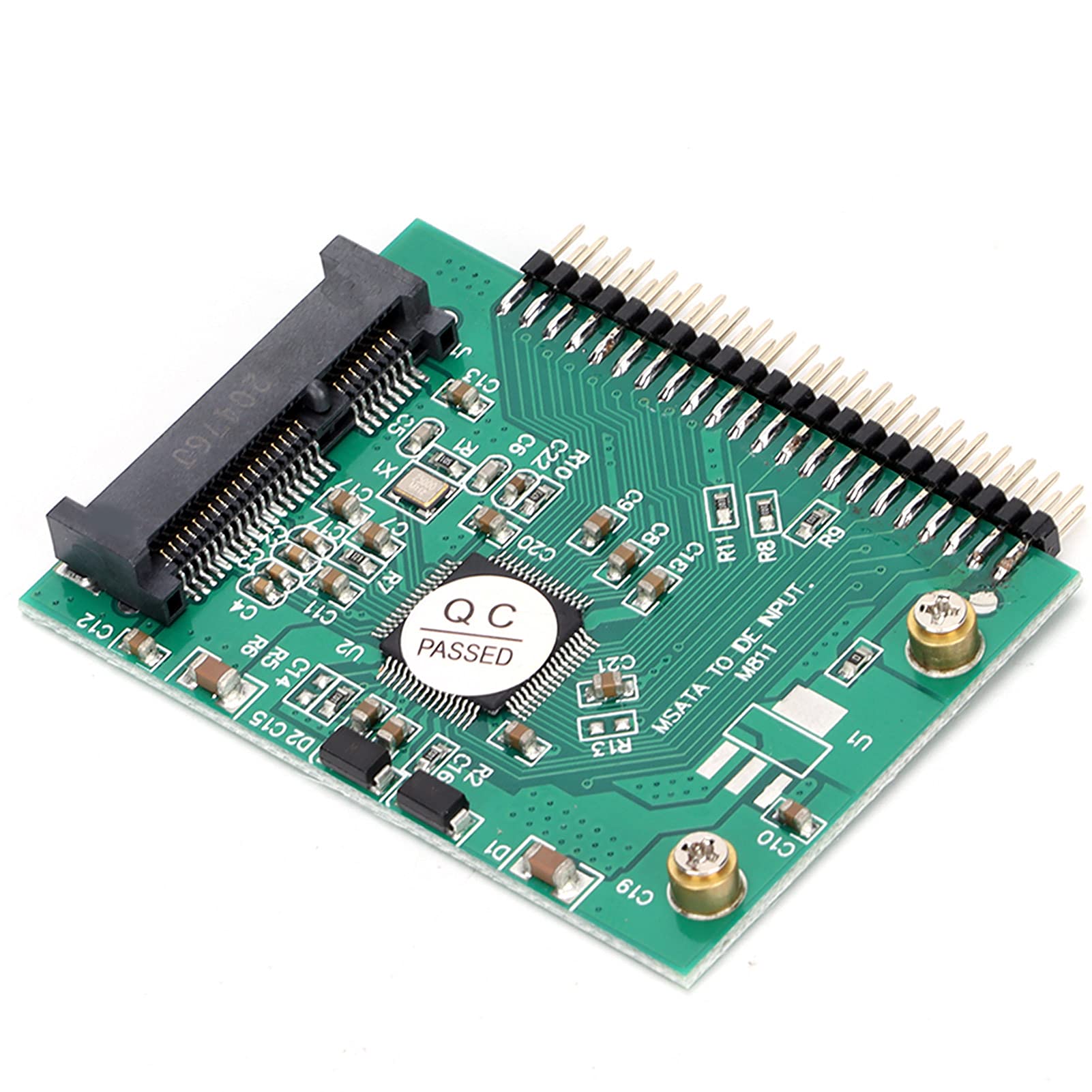 UPALDHOU MSATA to 44Pin IDE Converter Adapter for Laptop, Support 3.3V Mini PCIe SSD, Compatible with Series SSDs