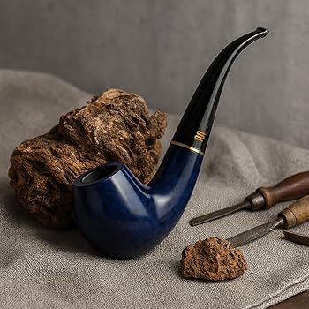 タバコパイプ　巻きタバコ用 Amazon.co.jp: MUXIANG ベントアップルタバコパイプ