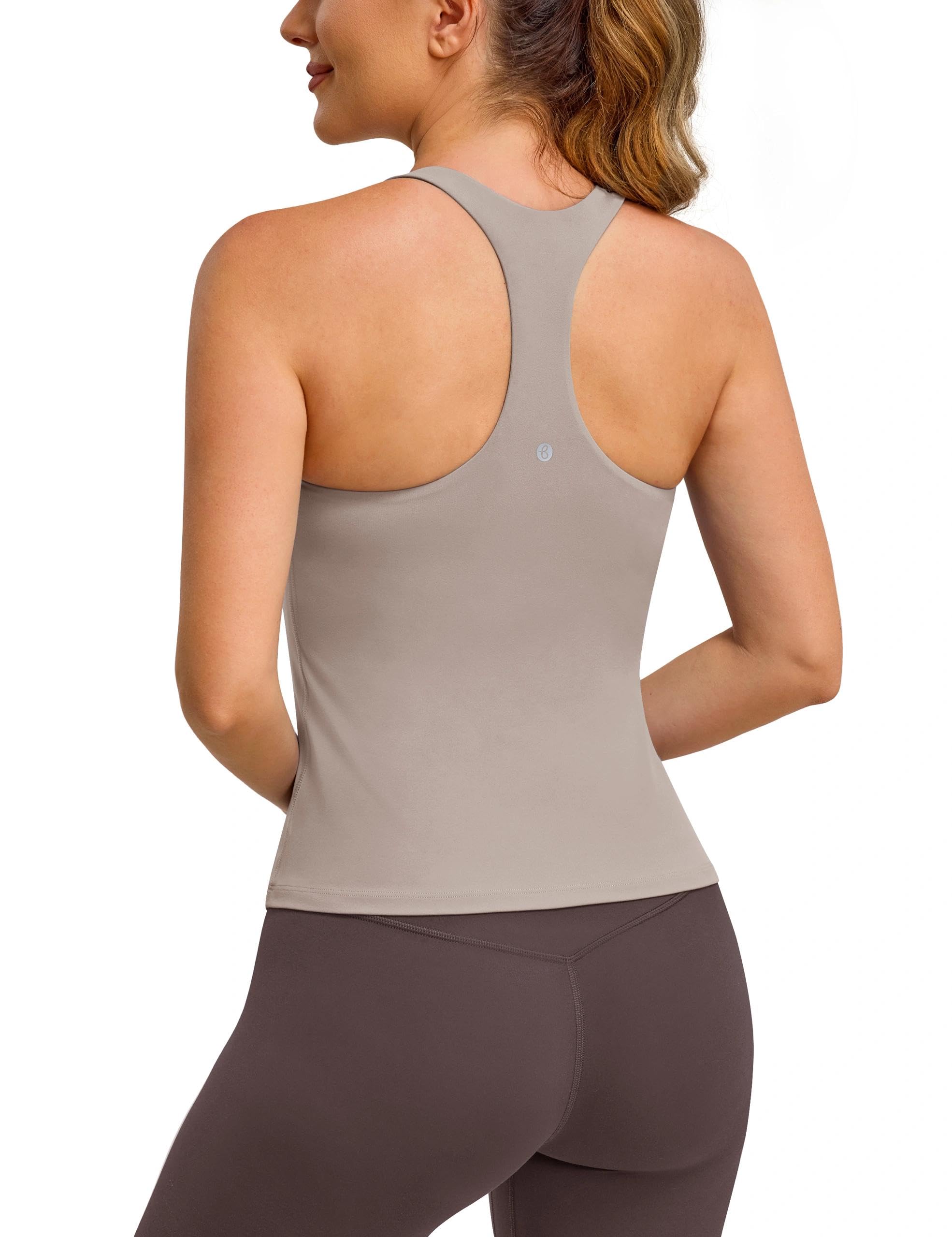 BAYDI Clouduxi Tank Tops Racerback Yoga Top Fitness Oberteil Tanktops mit Integriertem BH