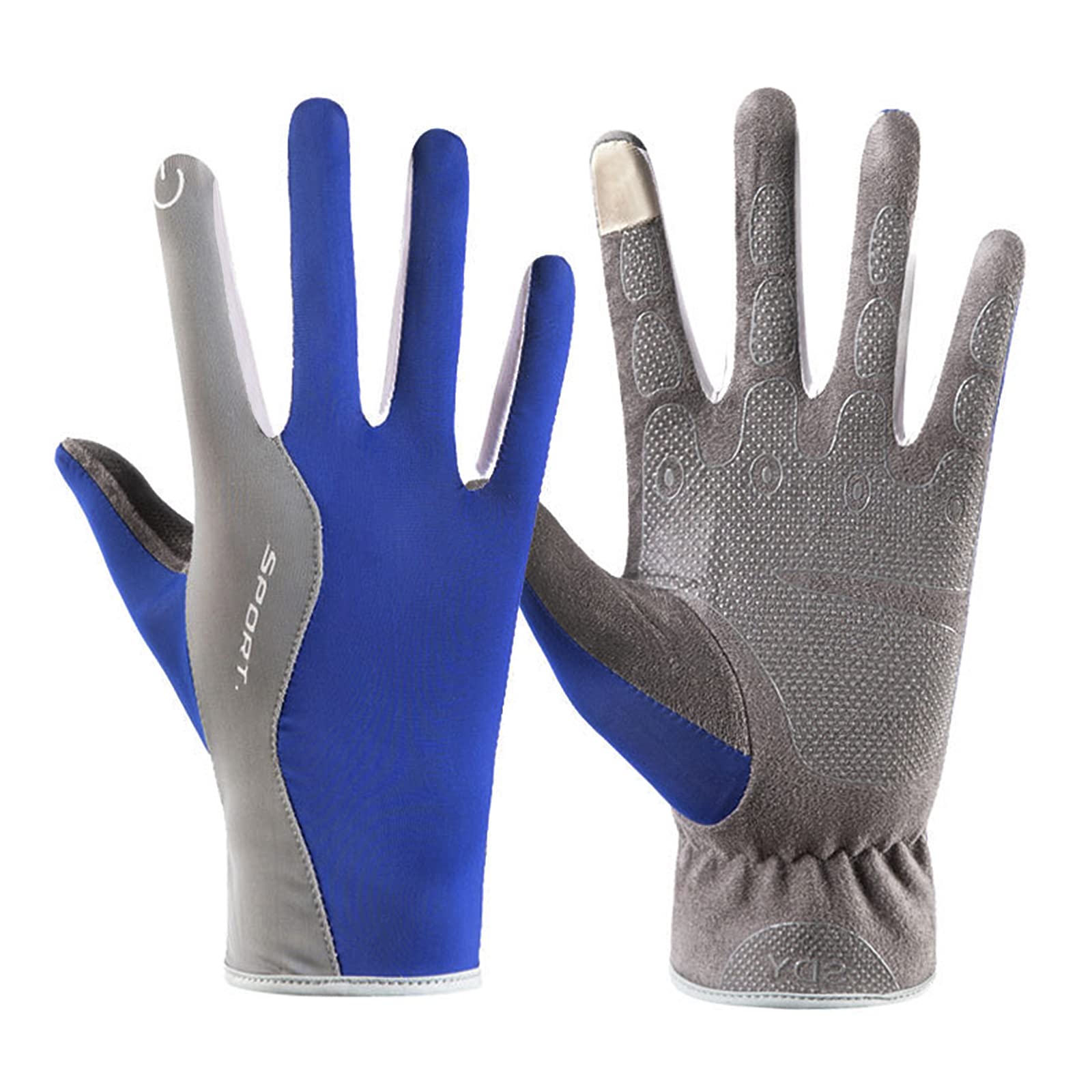 Guanti Protezione UV Donna - 2 Paia, Cotone Traspirante, Per Ciclismo, Escursionismo, Estate, Nero E Caffè - Foto 6