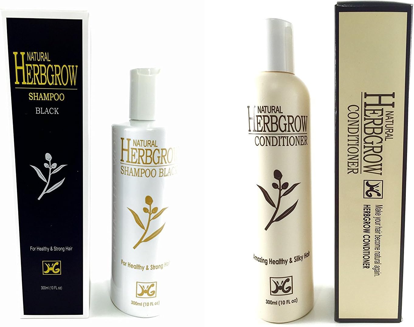 Natural Herbgrow Black Shampoo & Conditioner 10oz