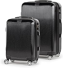Scandinavia Carbon, Black, Suitcase