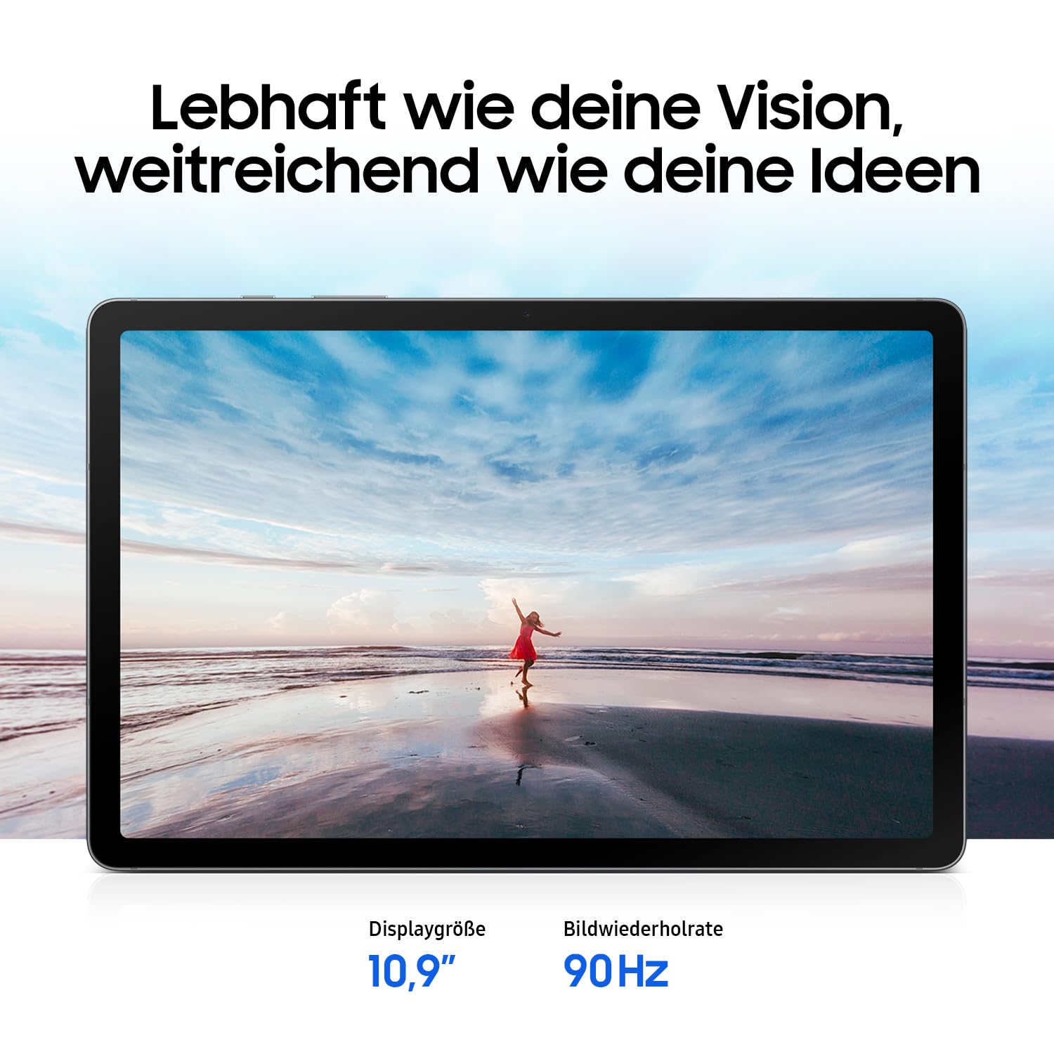 Samsung Galaxy Tab S10 Lite AI Tablet, Android Tablet, 6 GB RAM, 128 GB Speicher, 27,7 cm/10,9" Display mit 90 Hz, Inkl. S Pen, Wi-Fi, Grey, 3 Jahre Herstellergarantie [Exklusiv auf Amazon]