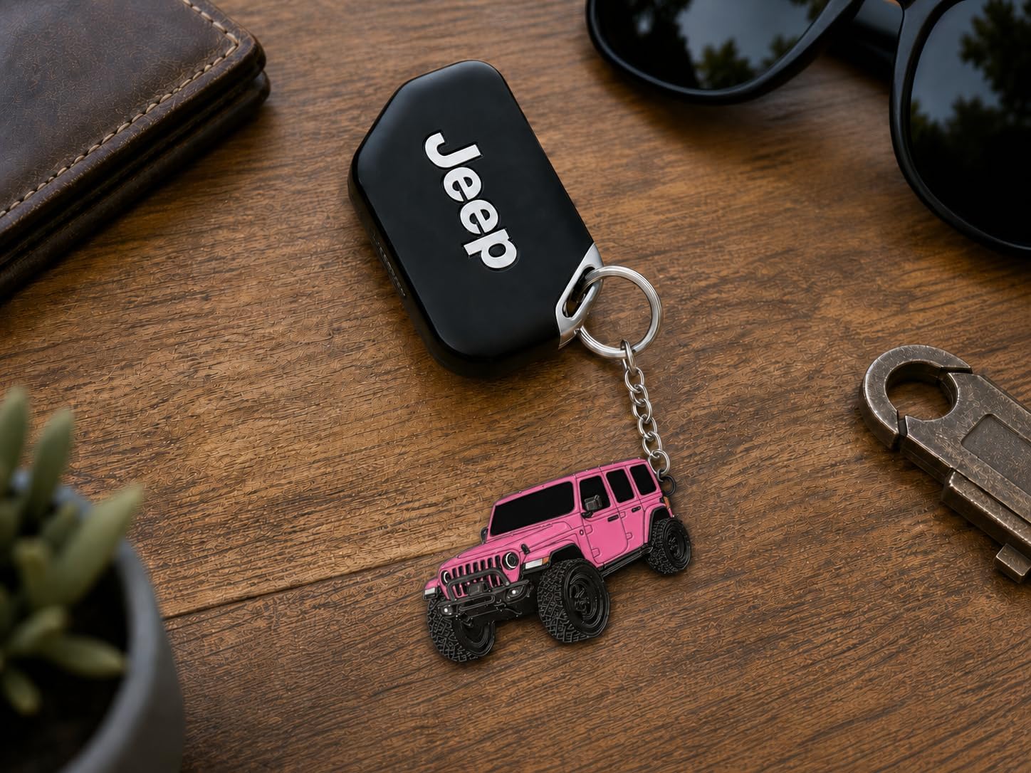 Jeep Wrangler Keychain - Officially Licensed Jeep Rubicon Accessories JL Key Chain JKU 2026 2025 image 2