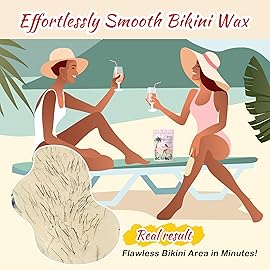 Ajoura 2.5 lb Wax Beads for Hair Removal - Premium Hard Wax for Coarse Hair, Ideal for Brazilian Bikini, Legs, Face, Underarms, Arms, Chest, Back - Sensitive Skin for Efficient Home & Salon Waxing