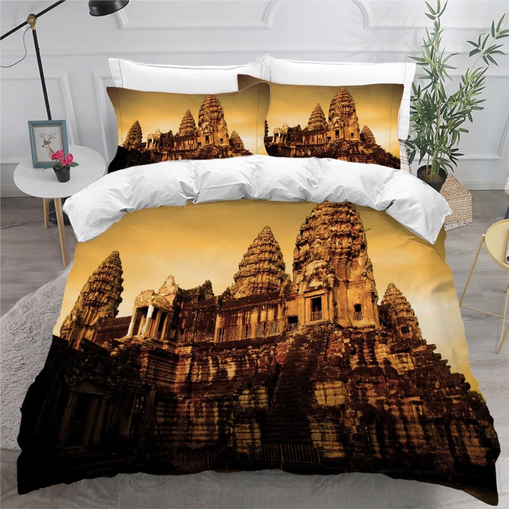 Housse de couette 140x200cm facile à fermer pour lit d'enfant et ado