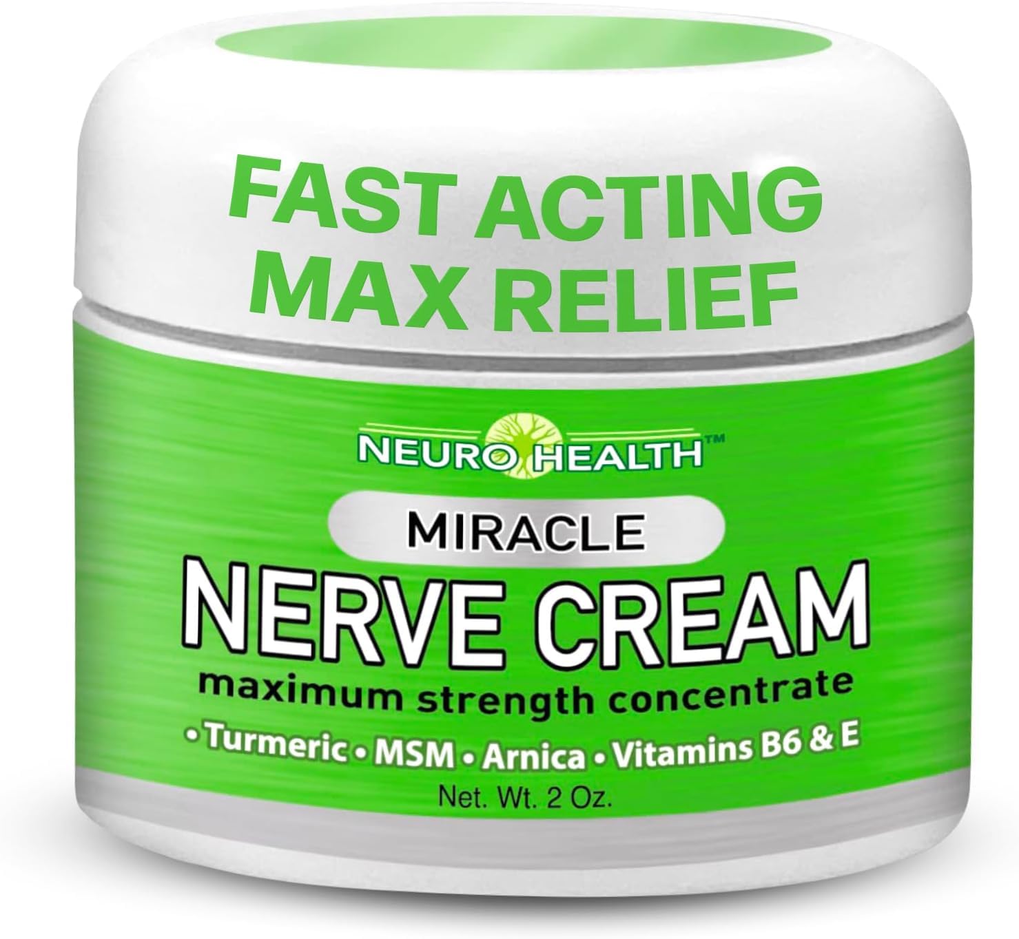 Amazon.com : Miracle Nerve Cream - Maximum Strength - Turmeric and
