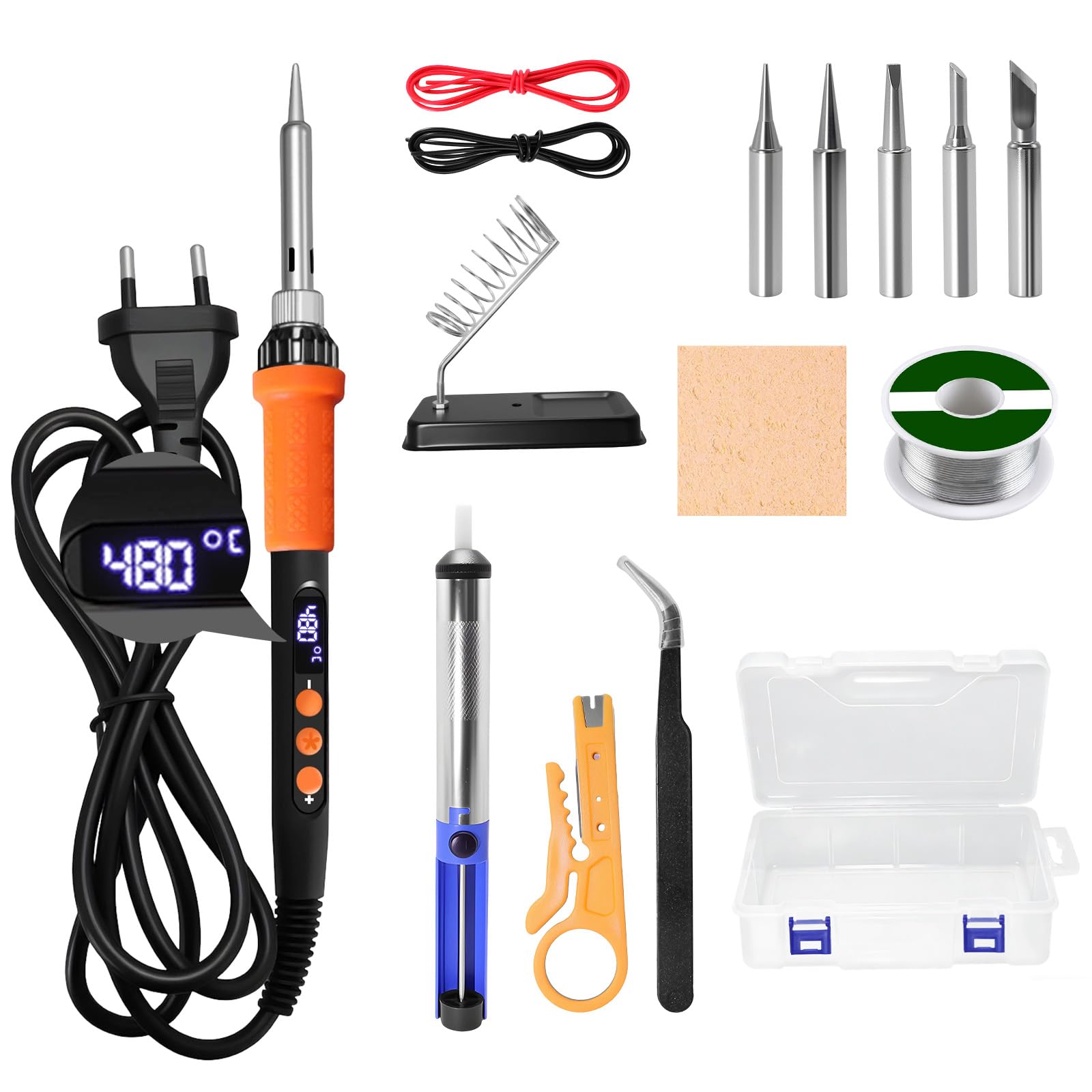 Kit soldador eléctrico digital para revivir tus dispositivos y proyectos de electrónica en casa