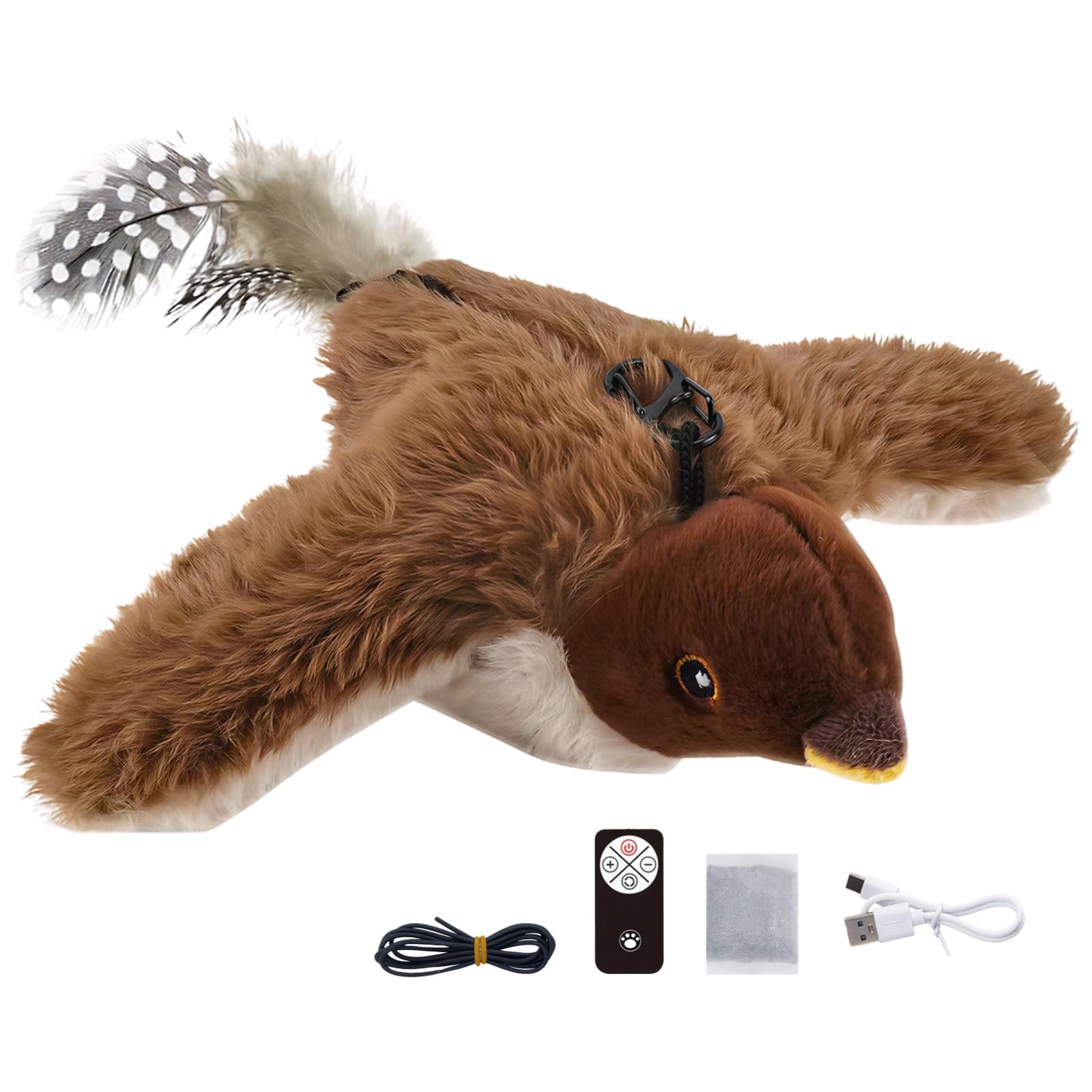 Evite el estrés felino con el juguete de peluche para gatos BOSREROY
