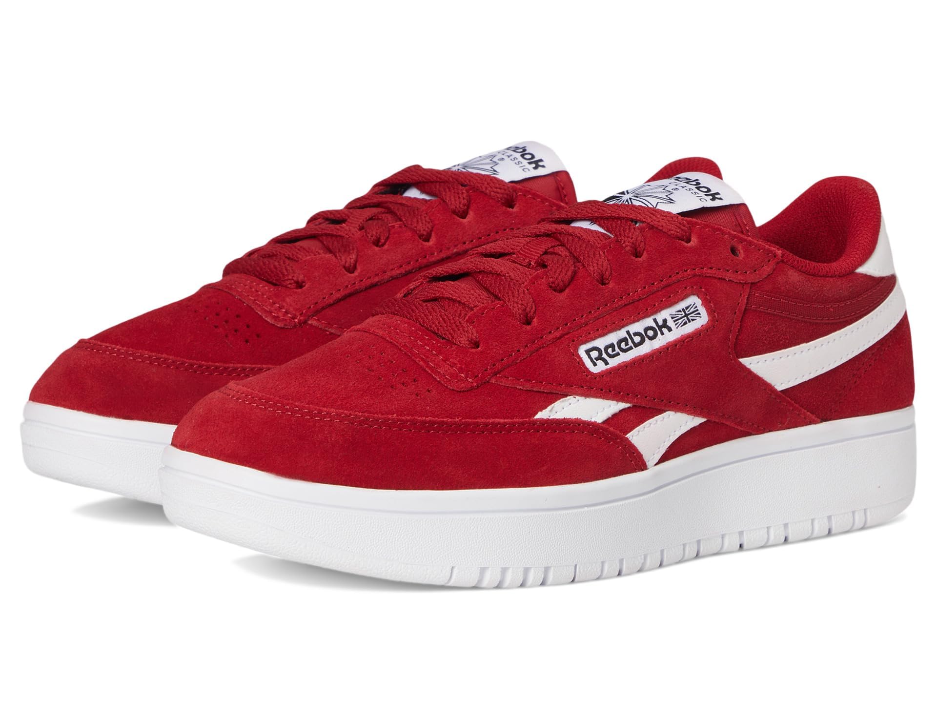 Reebok Womens Club C Double Revenge Platform Tennis Shoes for Women, Fashion Womens Sneakers