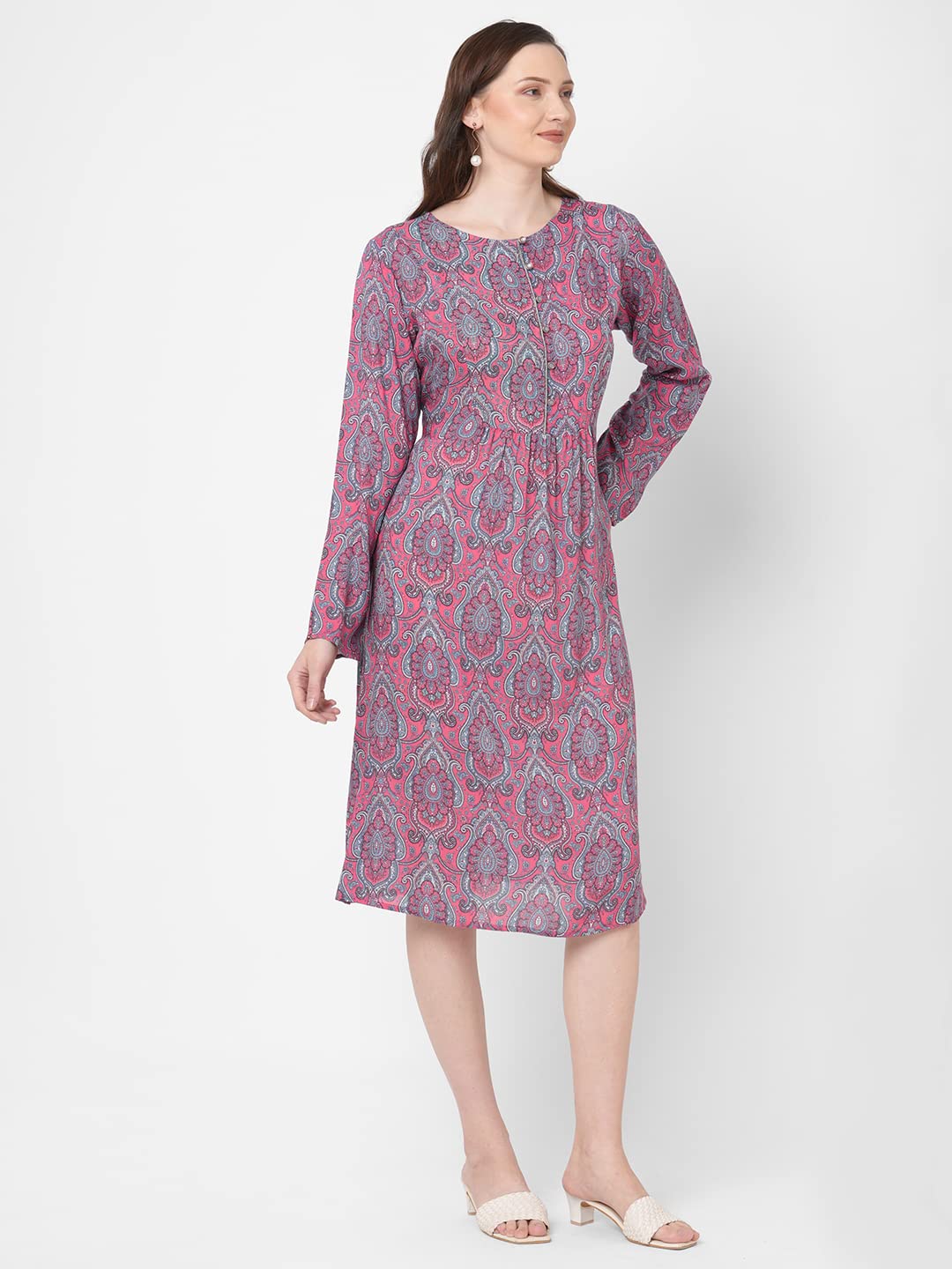 Diwali Sale Cloth Haus India Classic Printed Kurti For Women