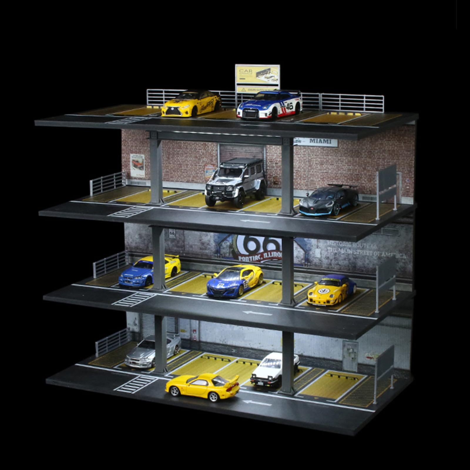 Amazon.com: 1/64 Scale Die-cast Model Car Display Case Organizer