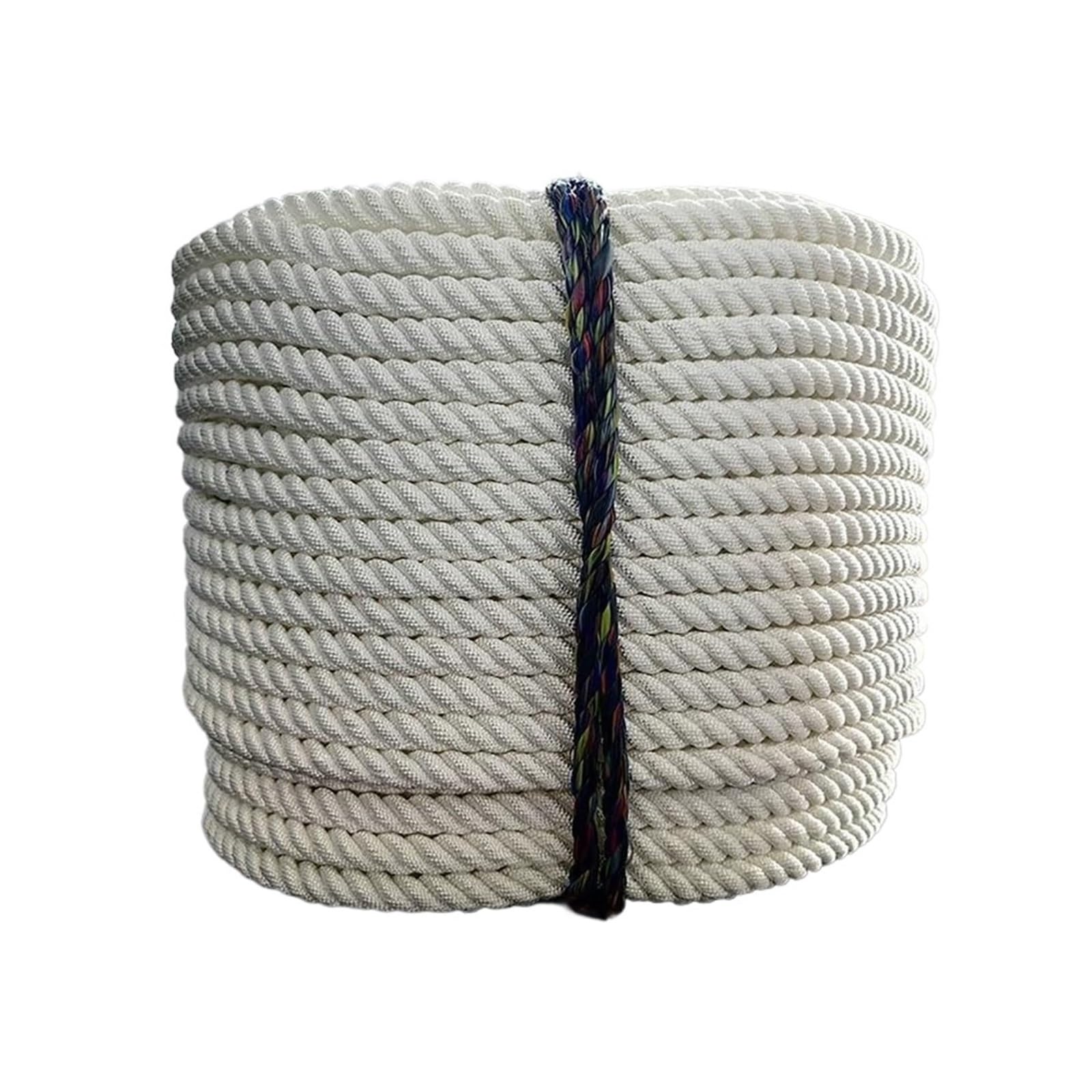 Lina poliestrowa, White Polyester Rope 10-20mm 10-60m