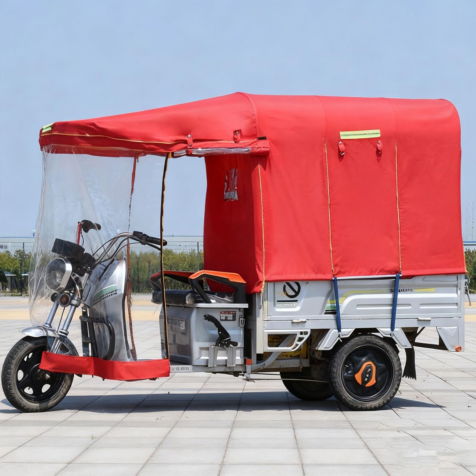 Housse tricycle électrique extérieur imperméable bâche protection