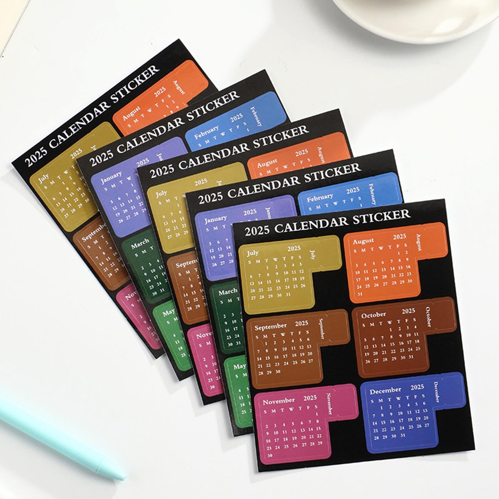 Linguette Mensili Per Agende Etichette Adesive 12 Per Pianificazione | Linguette Indice Adesive Calendario 2025 Album, Quaderni, Scuola, Università, Lavoro, Ufficio, Studenti, Insegnanti