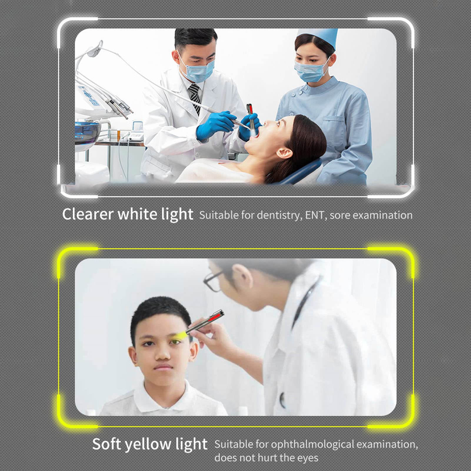 Torce Led Infermieri Penne Luce Diagnostica Per Infermieri - Confezione Da 10 Con LED Pupillare Luce Diagnostica Pupille - Foto 9