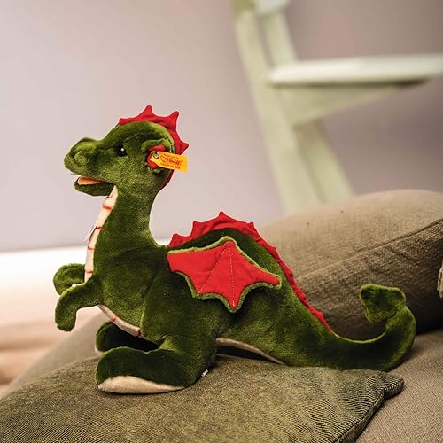 Miniatura 3 de Steiff Dragón rocoso, animal de peluche de dragón de alta calidad, juguetes de peluche de animales de fantasía, juguete de peluche para niñas y