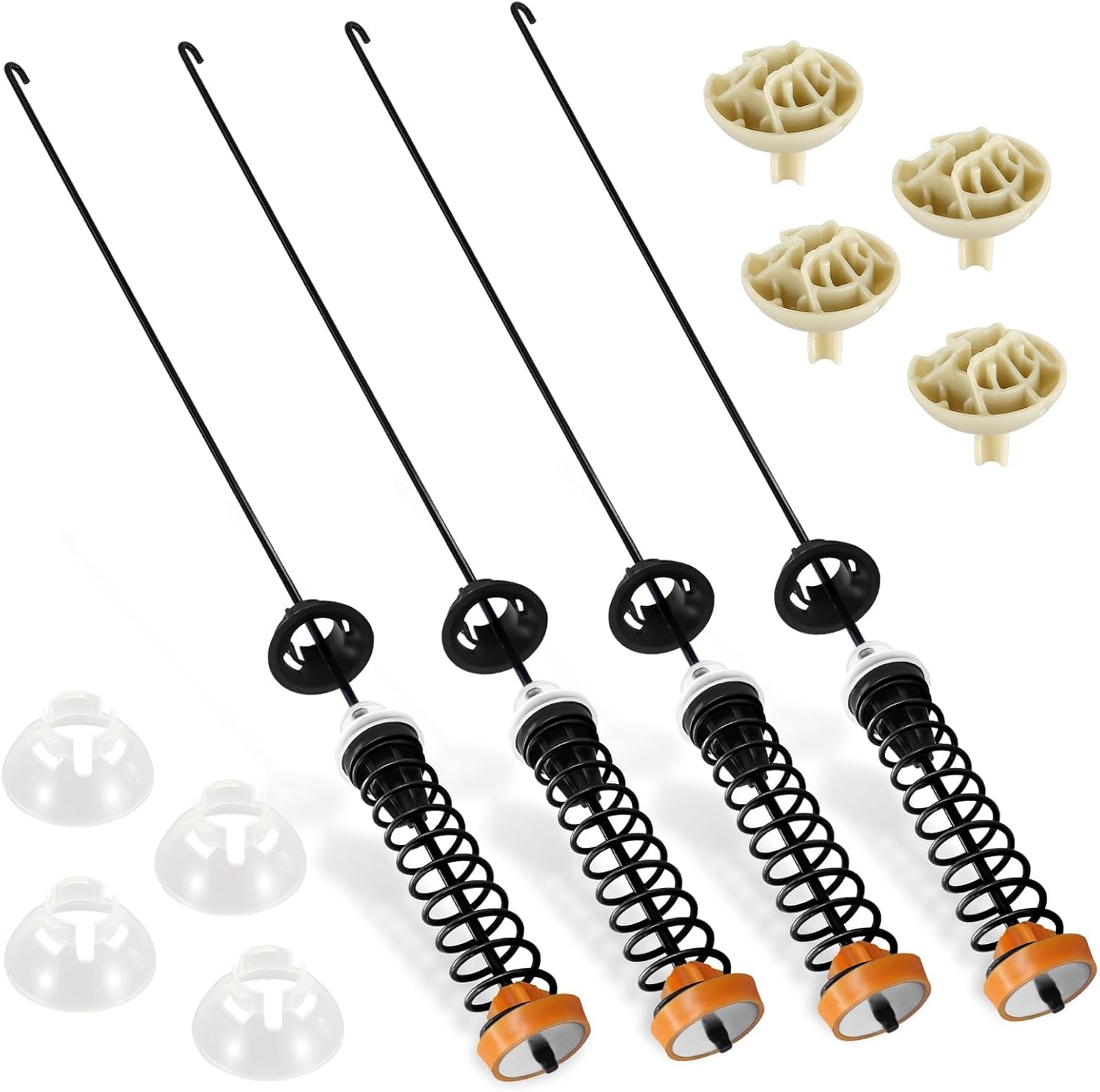 WTW7000DW3 WTW7500GC0 WTW7500GW0 MVWB765FC3 Washer Suspension Rod, 26 Inch Fit for Whirl-pool May-tag Ken-more Cro-sley WTW7000DW4 MVWB766FW1 WTW7000DW0 MVWB757JW0 11026132412 11026132413 11020372710