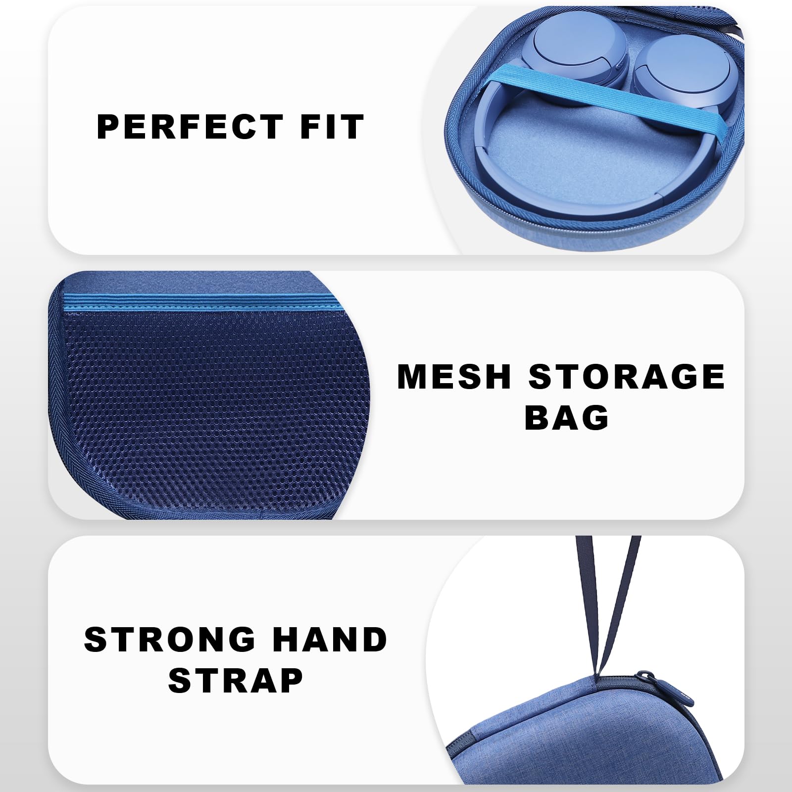 Funda para auriculares compatible con auriculares inalámbricos Sony, JBL, Soundcore, Anker, Bose, BERIBES, KVIDIO