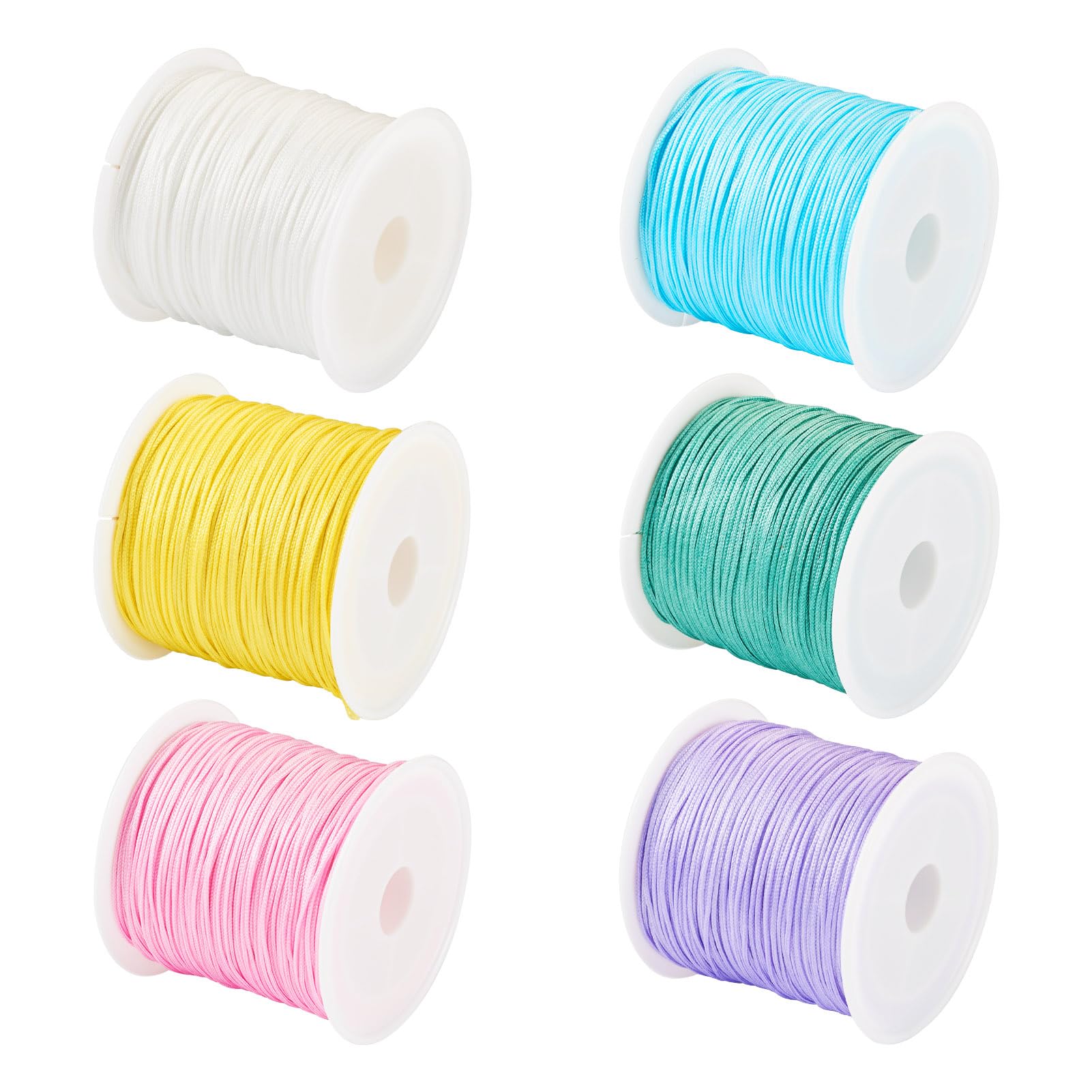 10 Rotoli Filo Di Cera Per Braccialetti - Nylon 0.8mm, 10m Ogni, Multicolore Per Fai Da Te - Foto 9