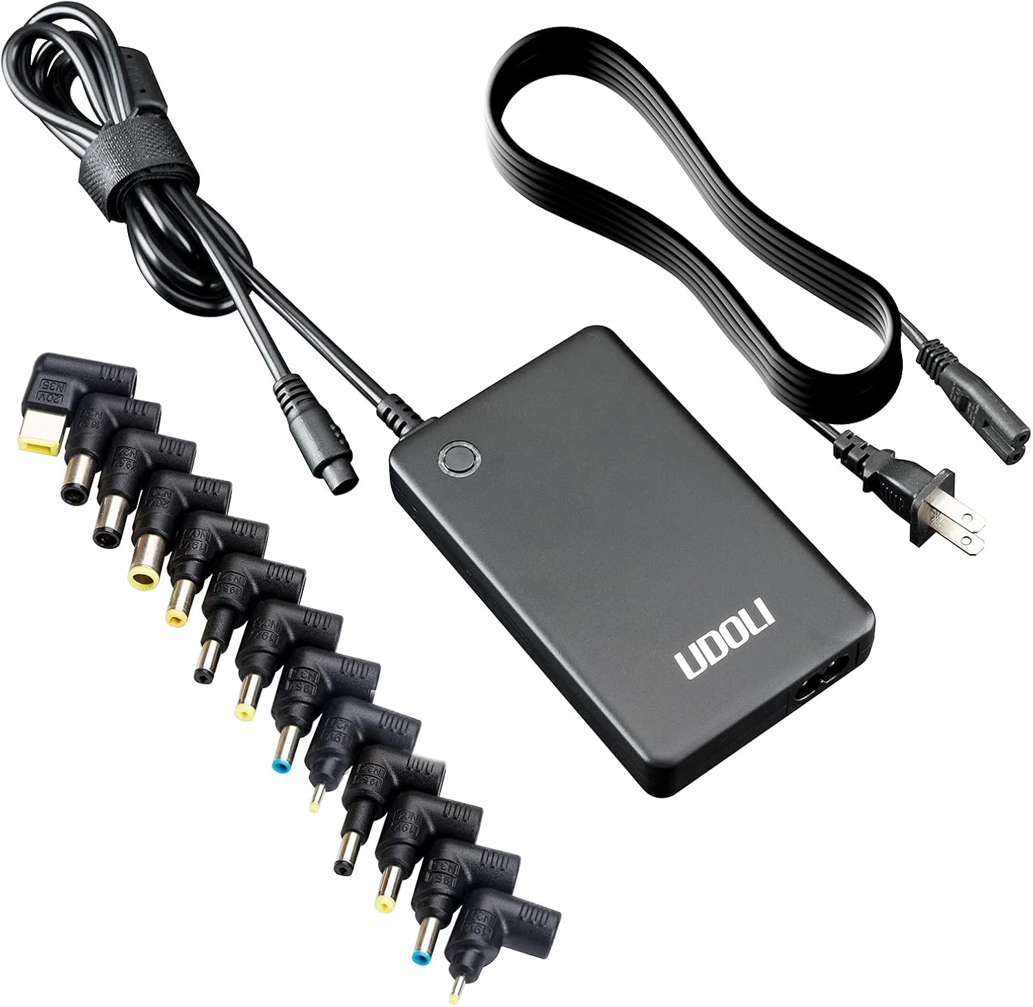 Amazon Udoli Pse認証済品 ノートパソコン電源アダプター90w パソコン電源コネクタ変換アダプター Ac充電器 コネクタ13種類 Asus Sony 10 5v Acer Compaq19v Lenovo 20v Samsung14v Hp Fujitsu Dell 19 5vなど薄型ノートpc用acアダプタ ブラック Udoli 充電器