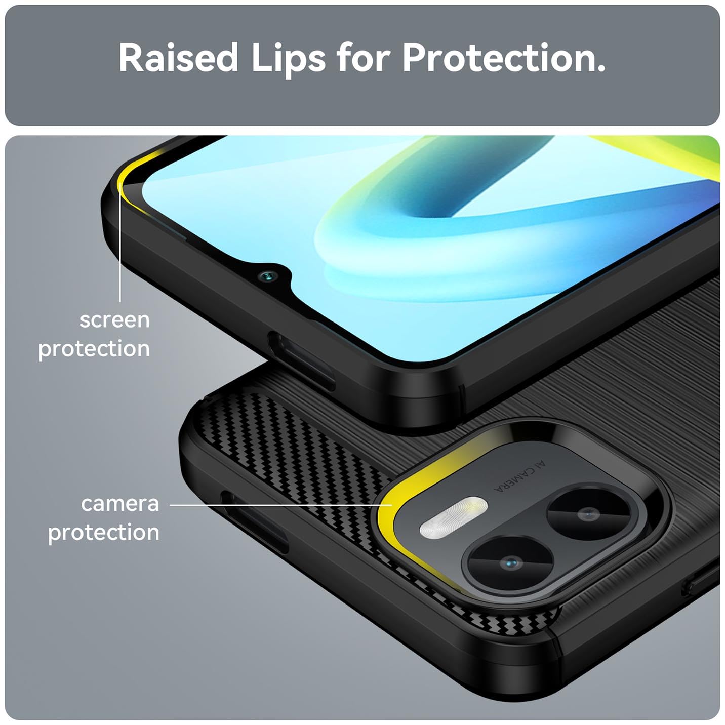 BORYA Coque pour Xiaomi Redmi 9C NFC/Redmi 10A, Antichoc Très Mince