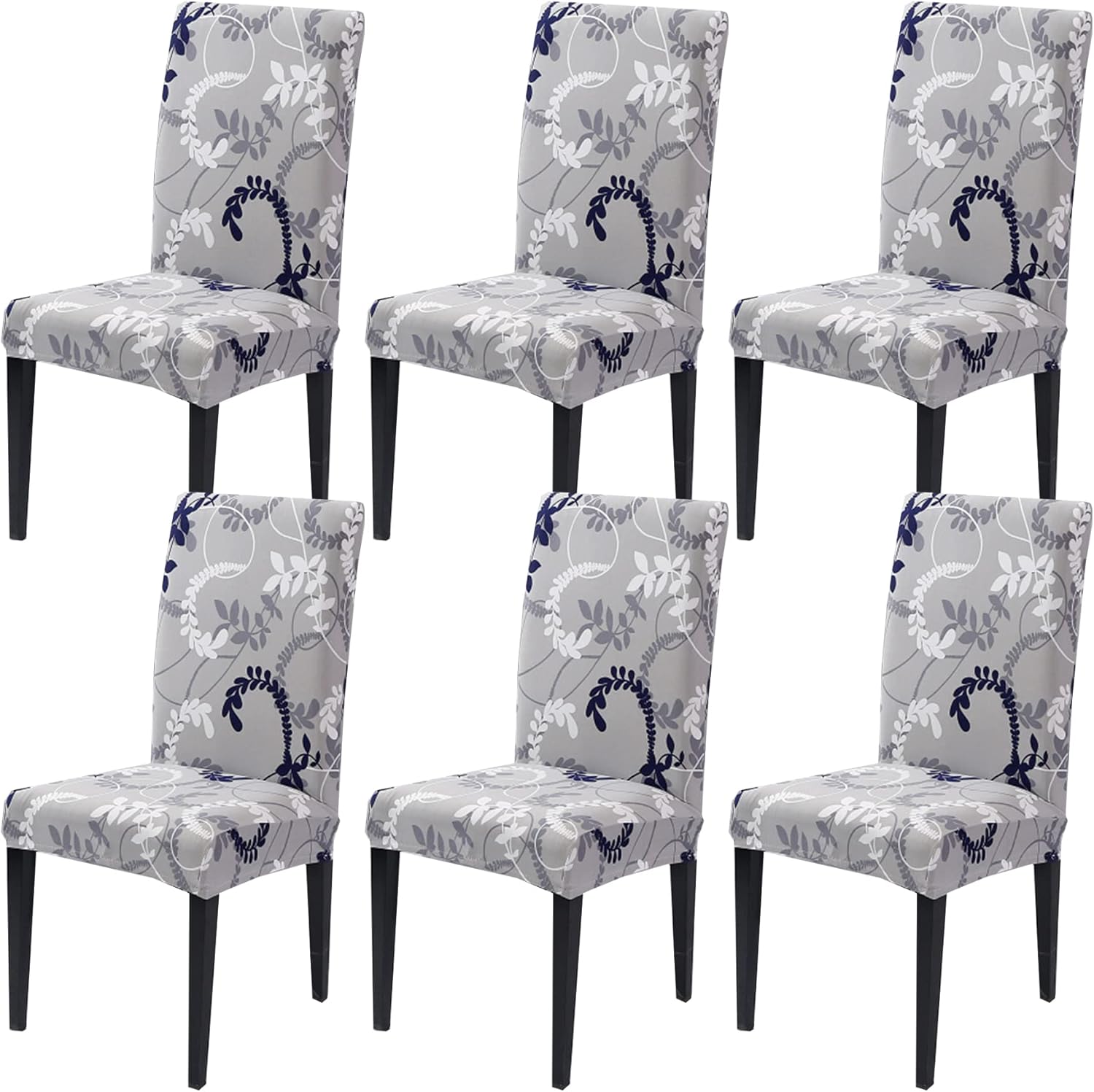 HZDHCLH Chair Covers Slipcovers 4/6 PCs Stretch Removable Washable