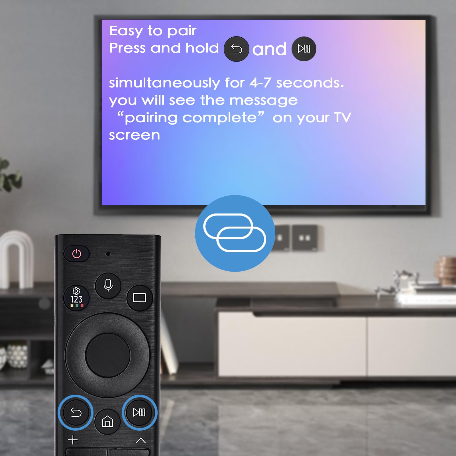 Repuesto para control remoto de TV Samsung, para control de voz Samsung TV